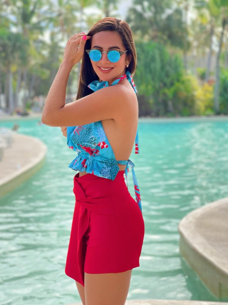 Anahí falda short