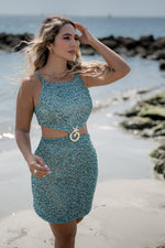 Cargar imagen en el visor de galería, Aqua Mini Dress

